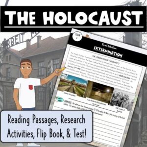 The Holocaust Unit Bundle- Readings, Research, & More